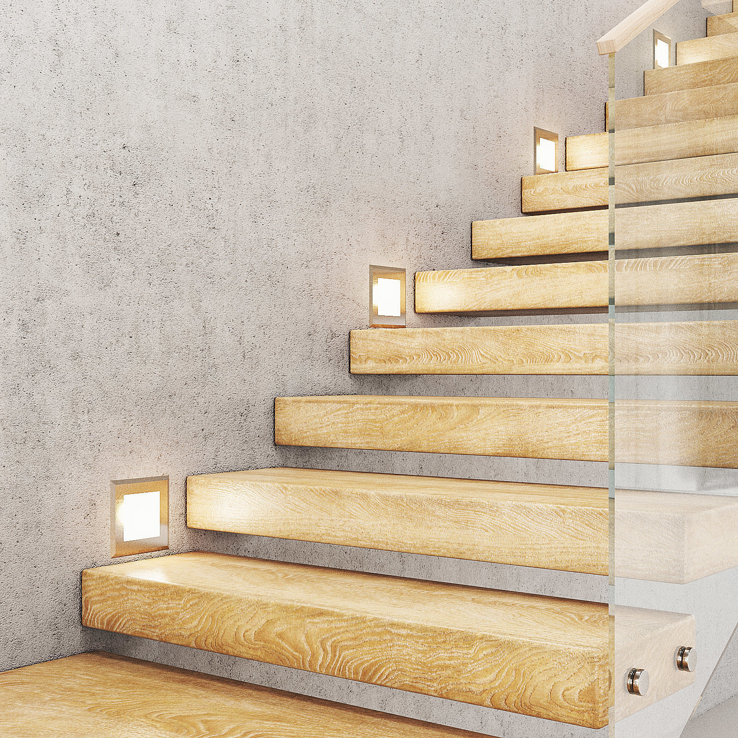 Staircase 01 3D model_2