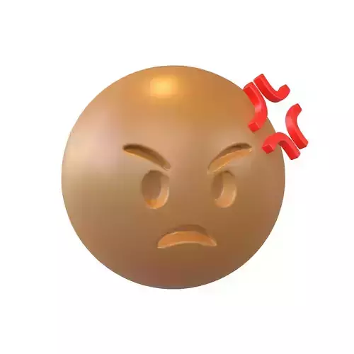 Angry Face With Anger Symbol v1 004