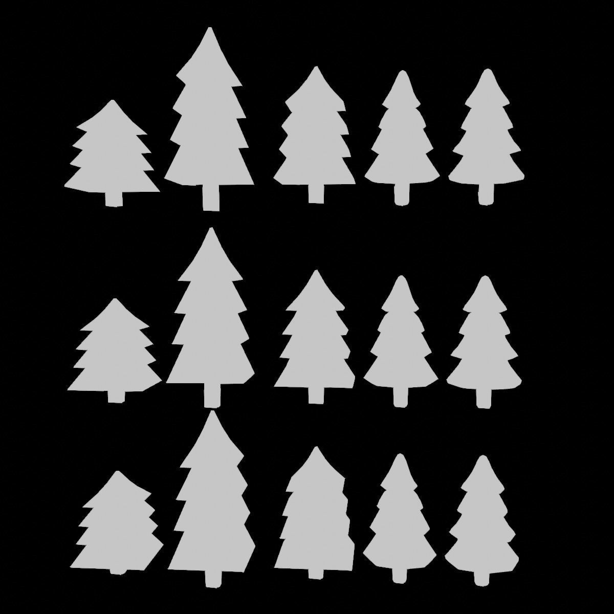 Christmas Low-Poly Decoration Props Pack 3D Model Collection_28