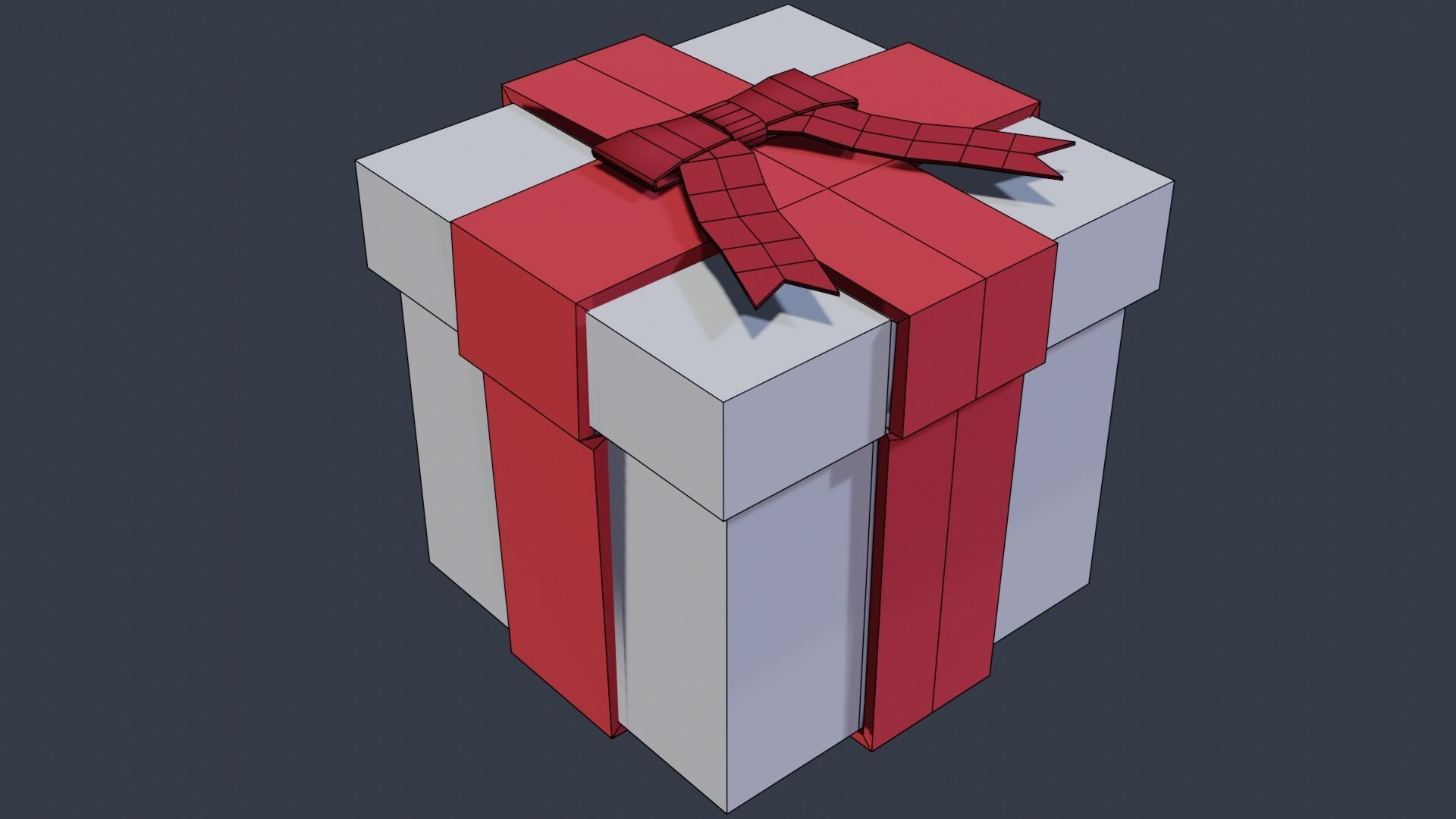 Christmas Low-Poly Decoration Props Pack 3D Model Collection_13