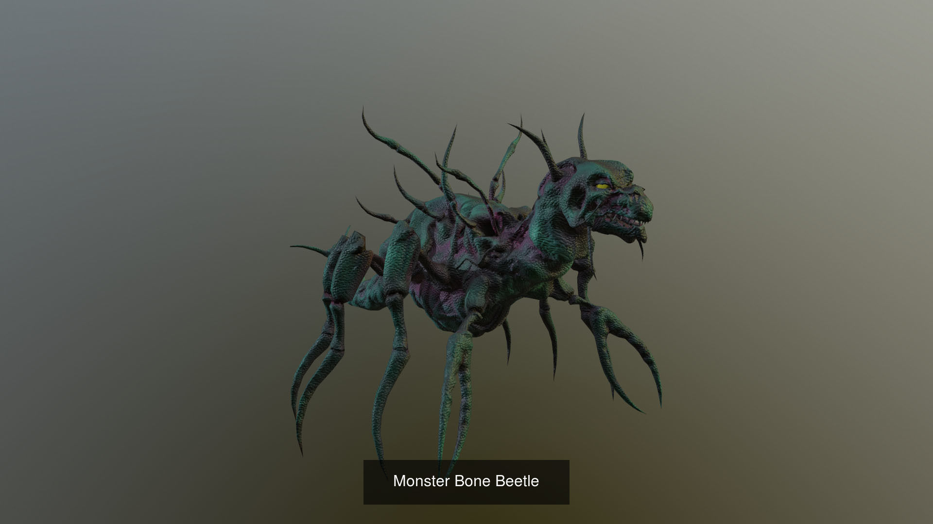 Pack of insect monsters 3D Model Collection_10
