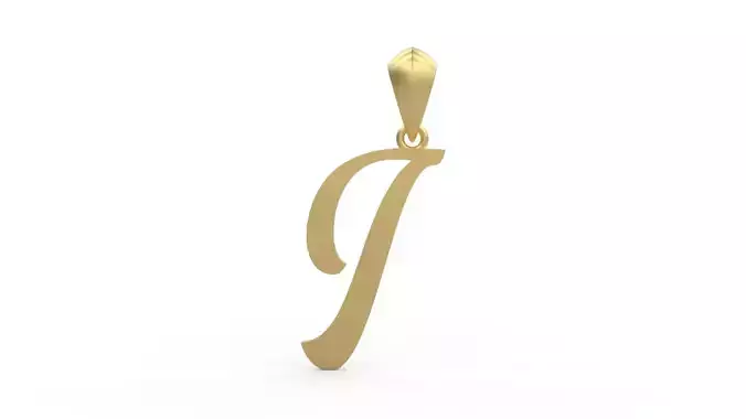 Initial Letters Pendant Ariestha Script I