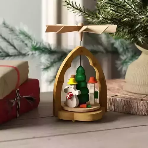 Richard Glaesser Snowman Mini Pyramid