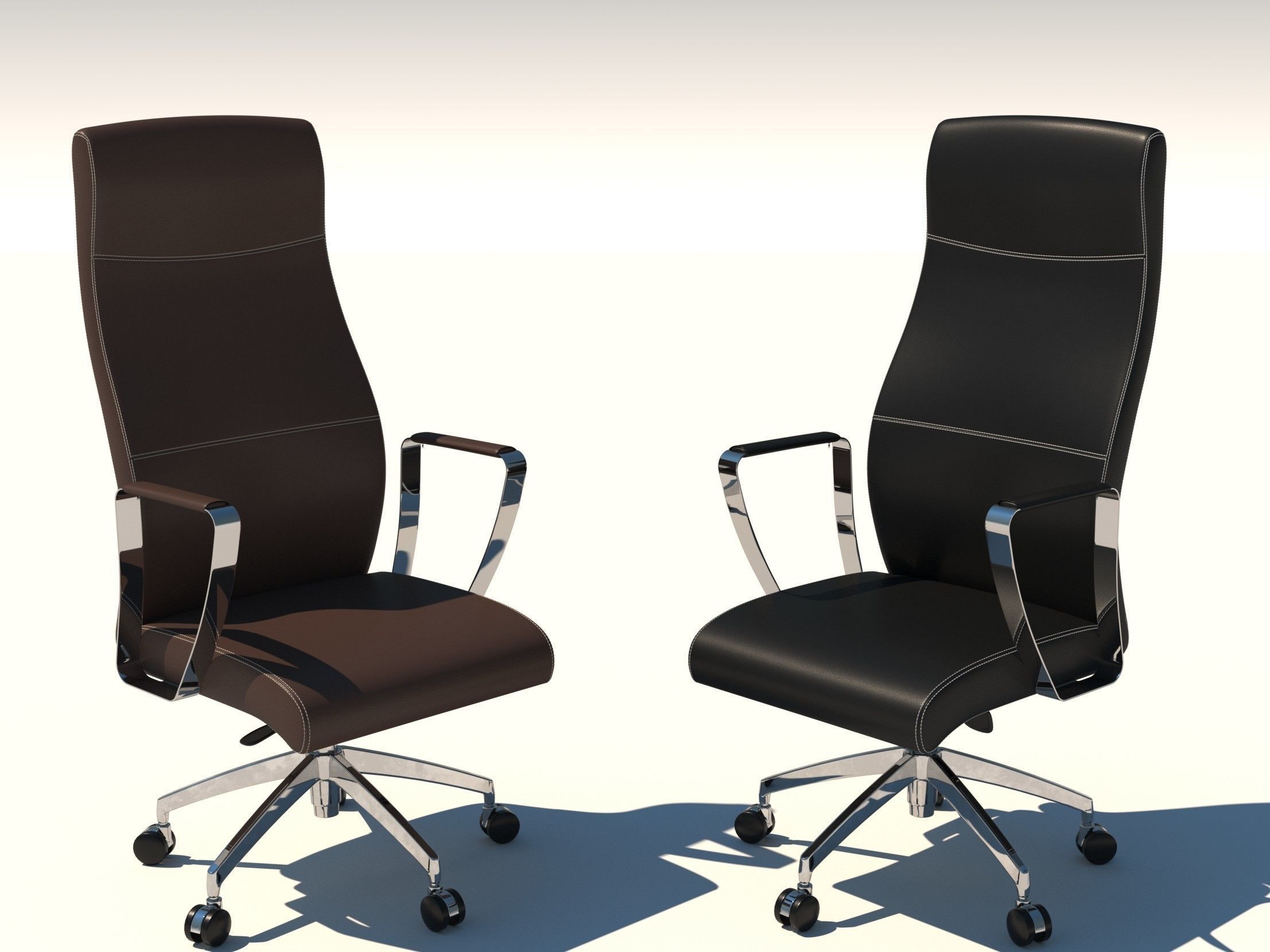 Office Chair 3D model_4