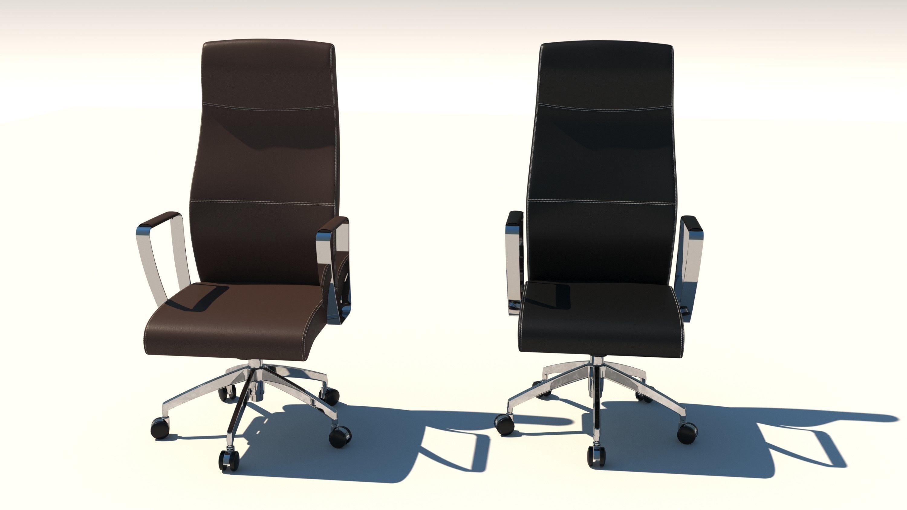 Office Chair 3D model_3