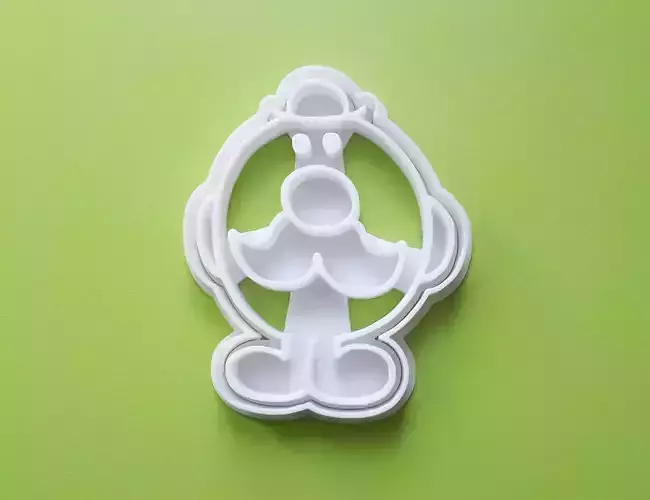 Mr Slow Cookie Cutter 3D print model