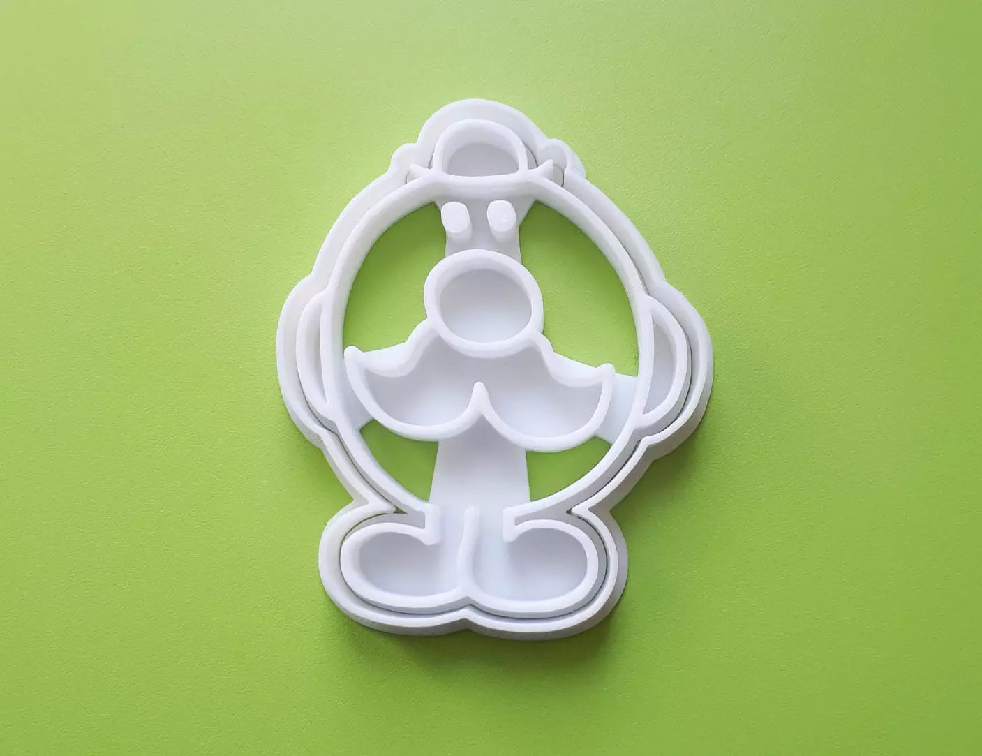Mr Slow Cookie Cutter 3D print model_0