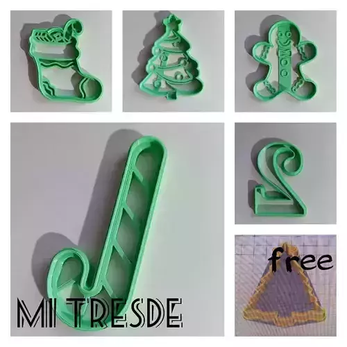 CHRISTMAS SET CUTTER 3D print model