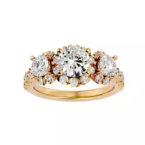 Solitaire ring model
