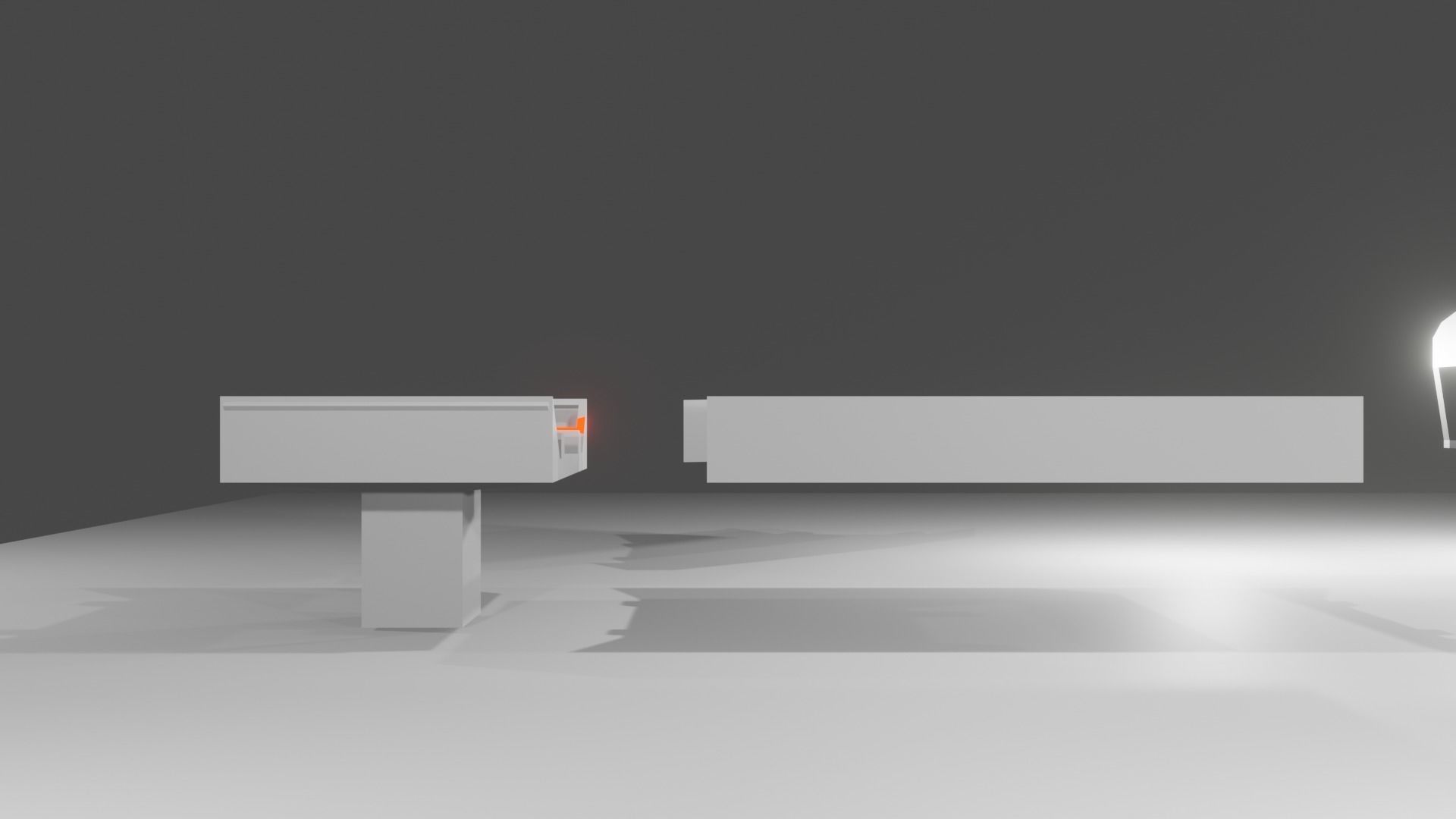 SCIFI scytrain  Low-poly 3D model_4