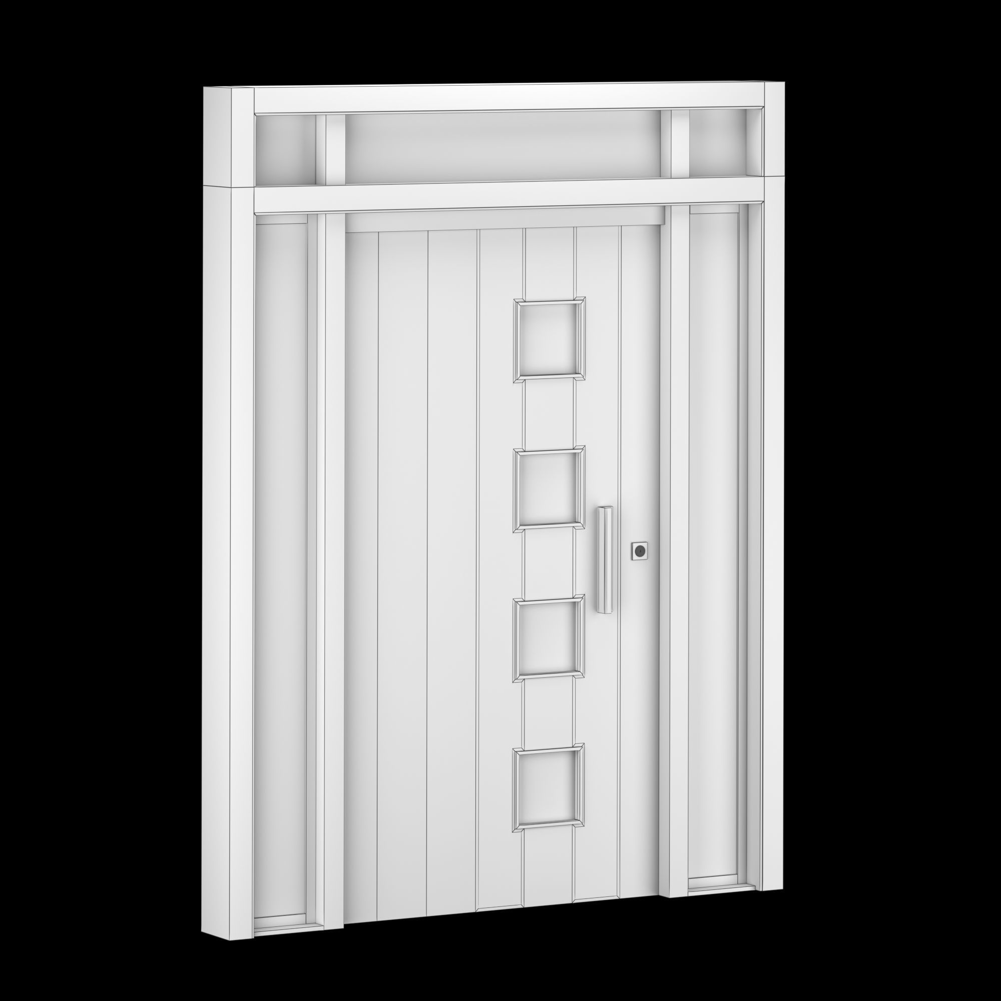 Exterior Large Door Collection 3D model_48