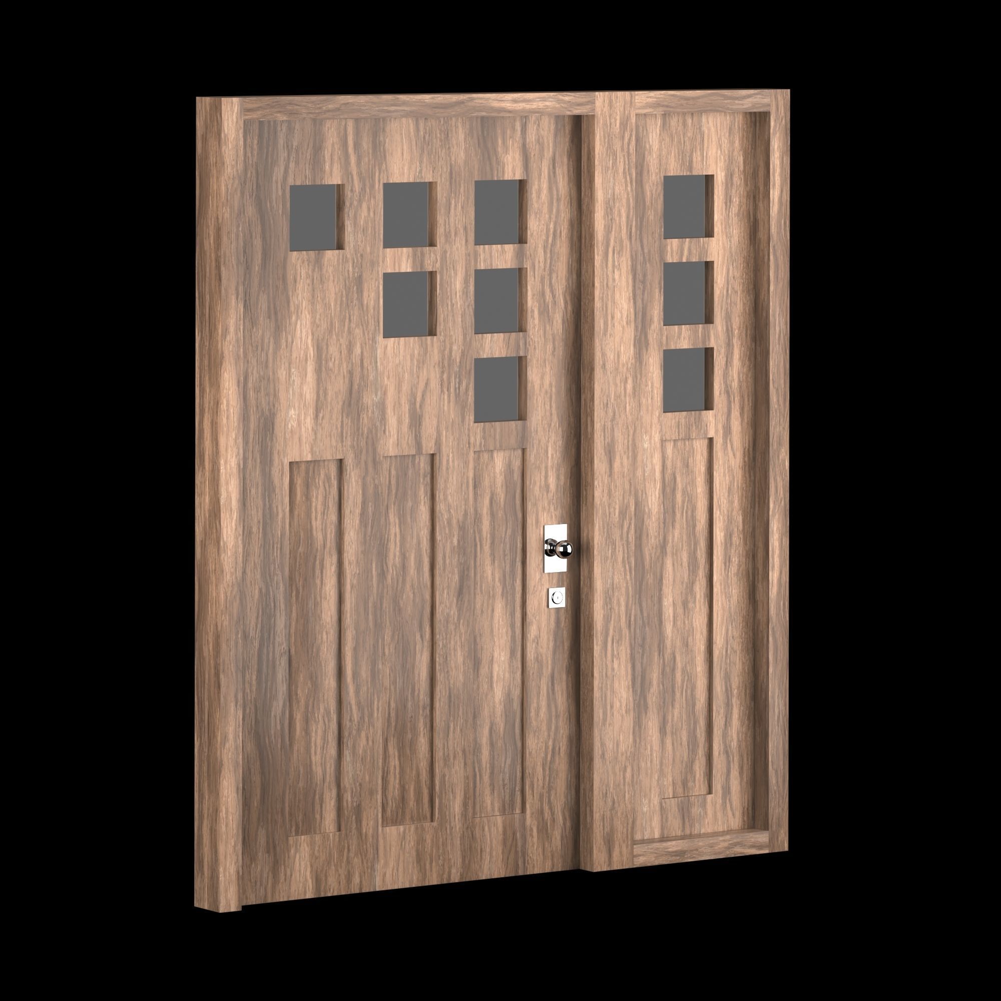 Exterior Large Door Collection 3D model_61