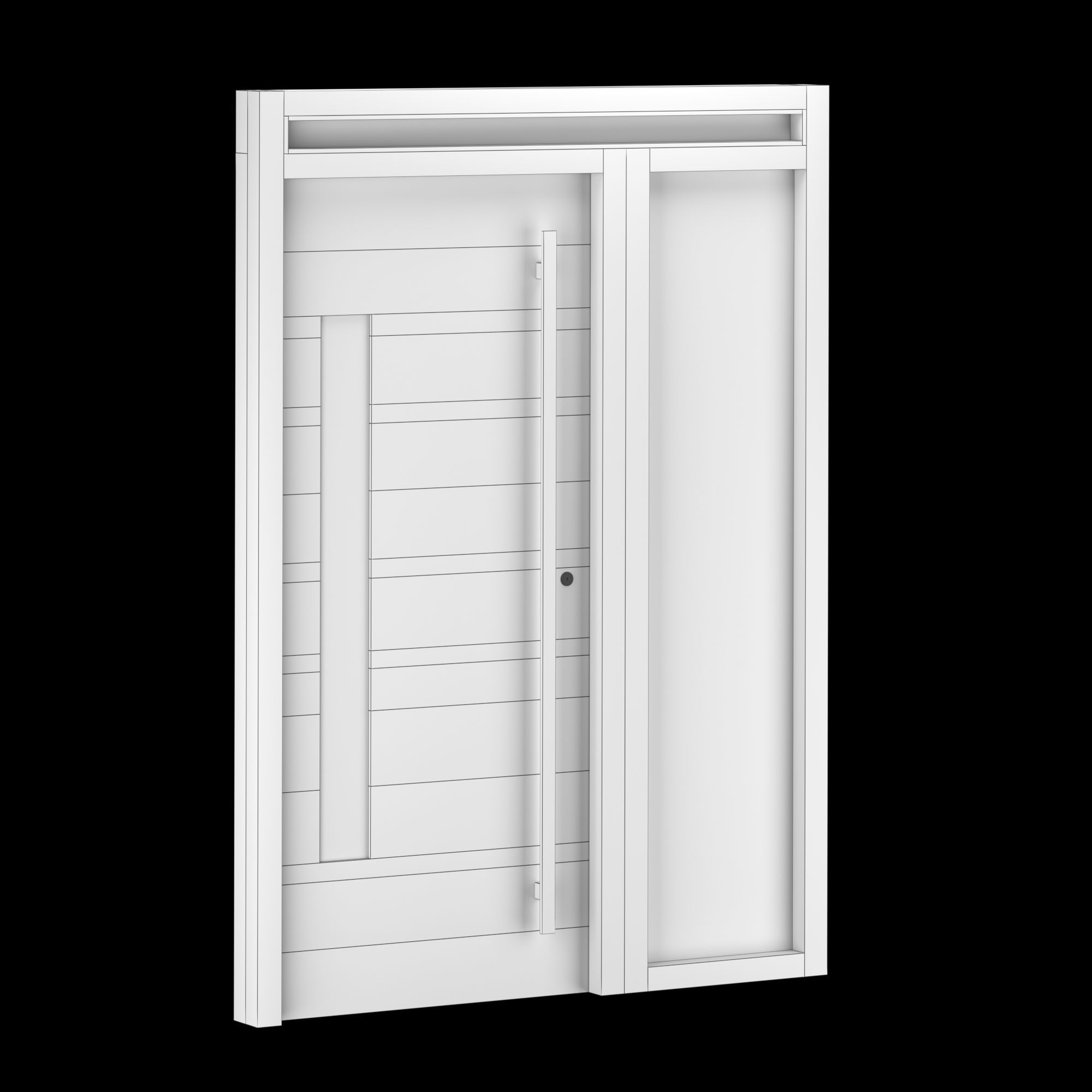 Exterior Large Door Collection 3D model_16