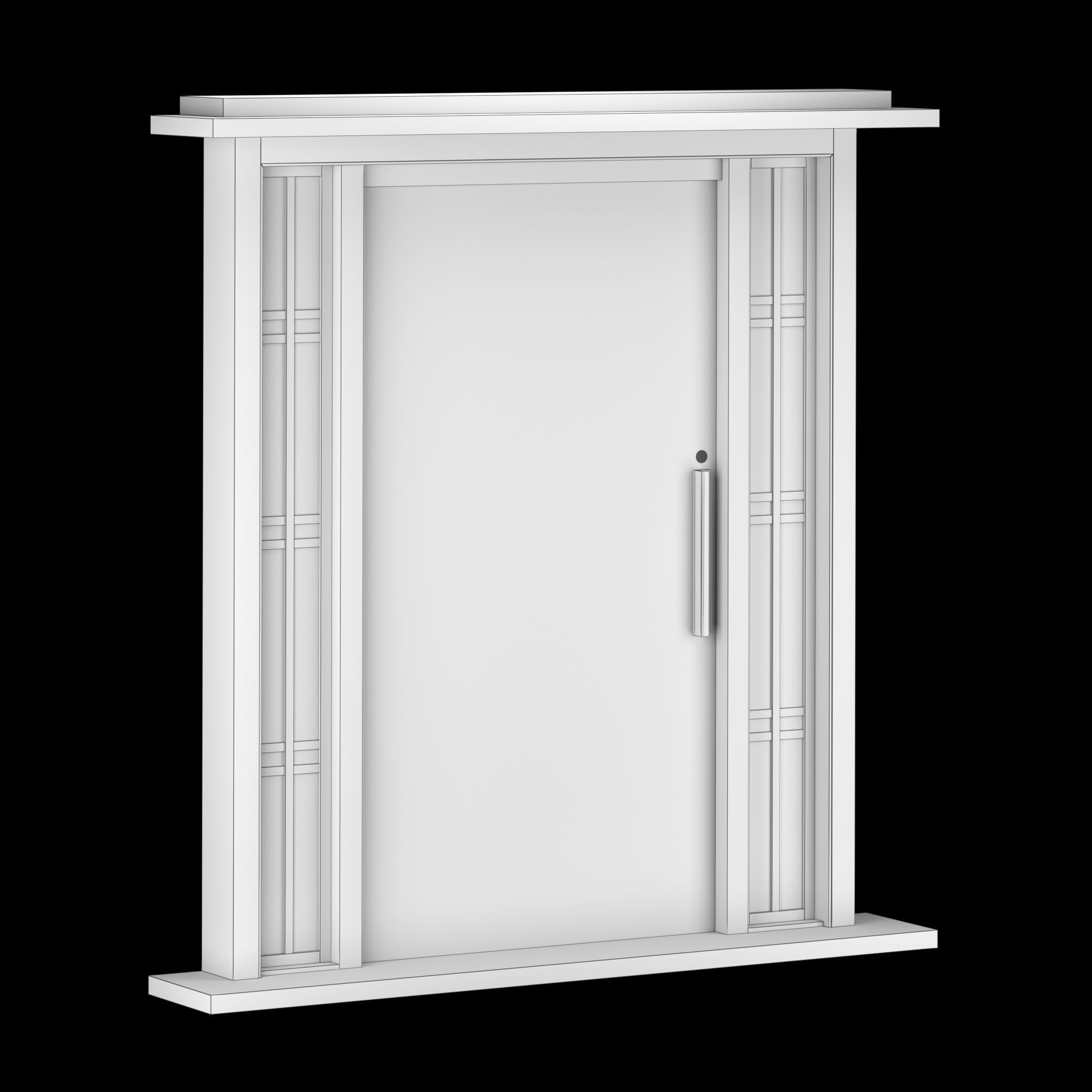 Exterior Large Door Collection 3D model_42