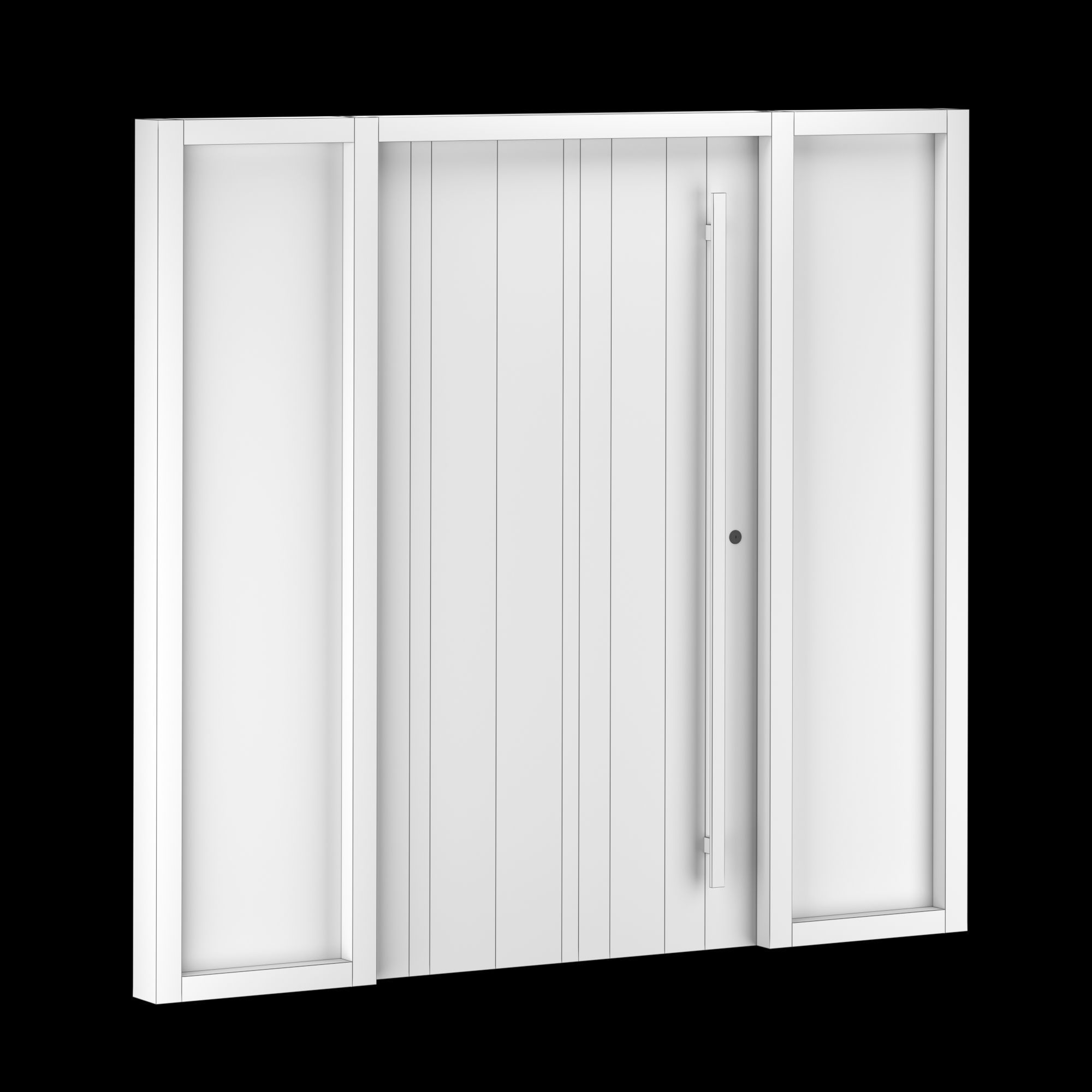 Exterior Large Door Collection 3D model_12