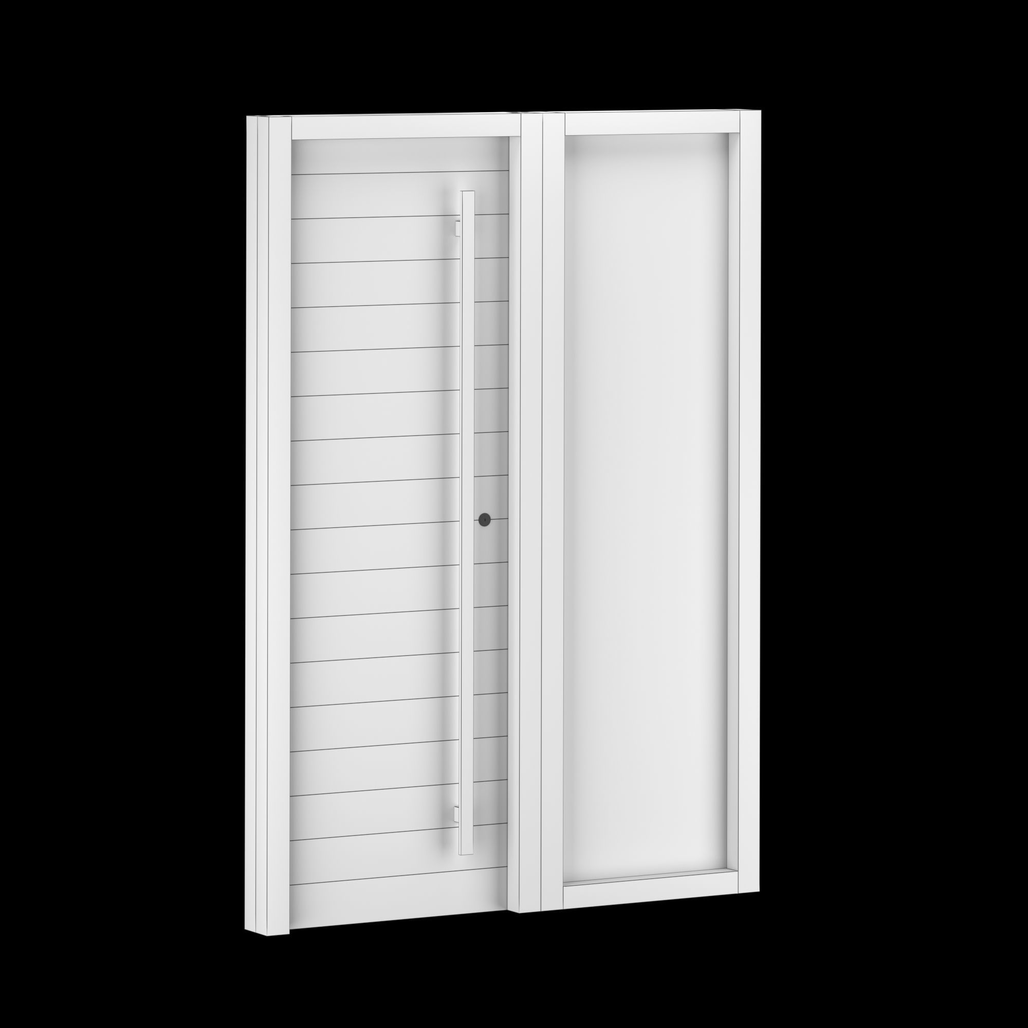 Exterior Large Door Collection 3D model_26