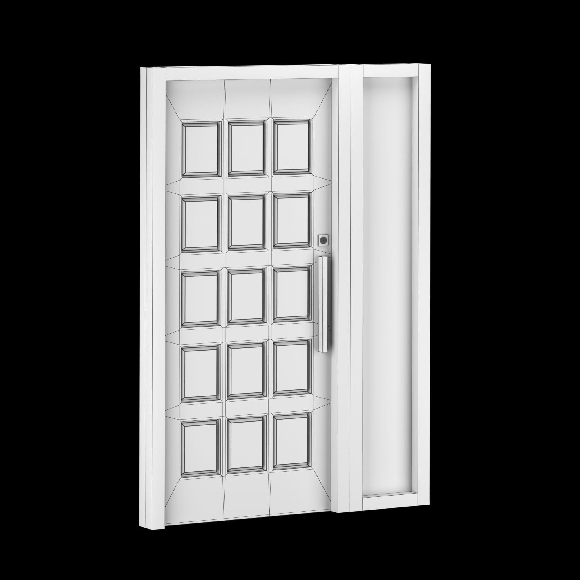 Exterior Large Door Collection 3D model_28