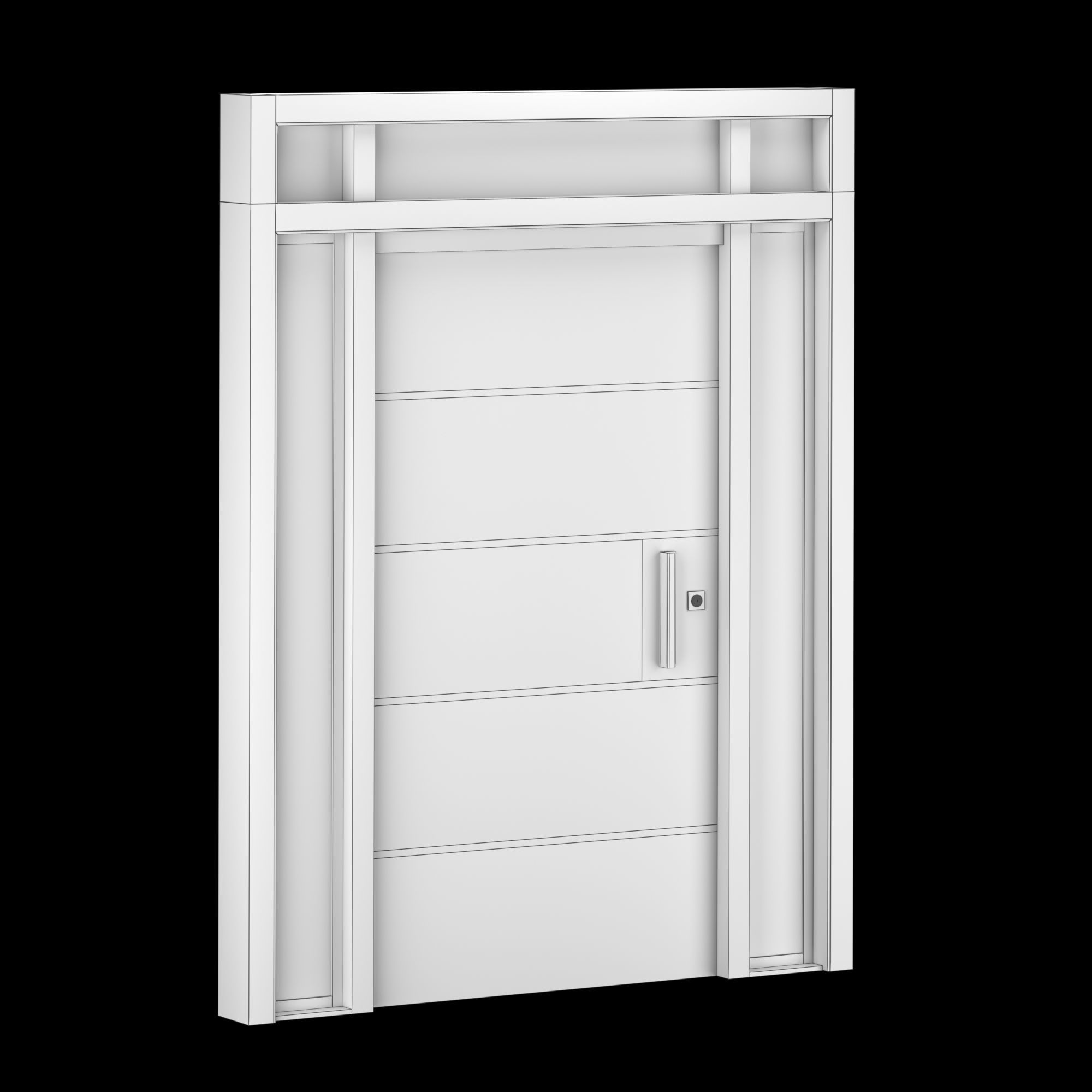 Exterior Large Door Collection 3D model_46