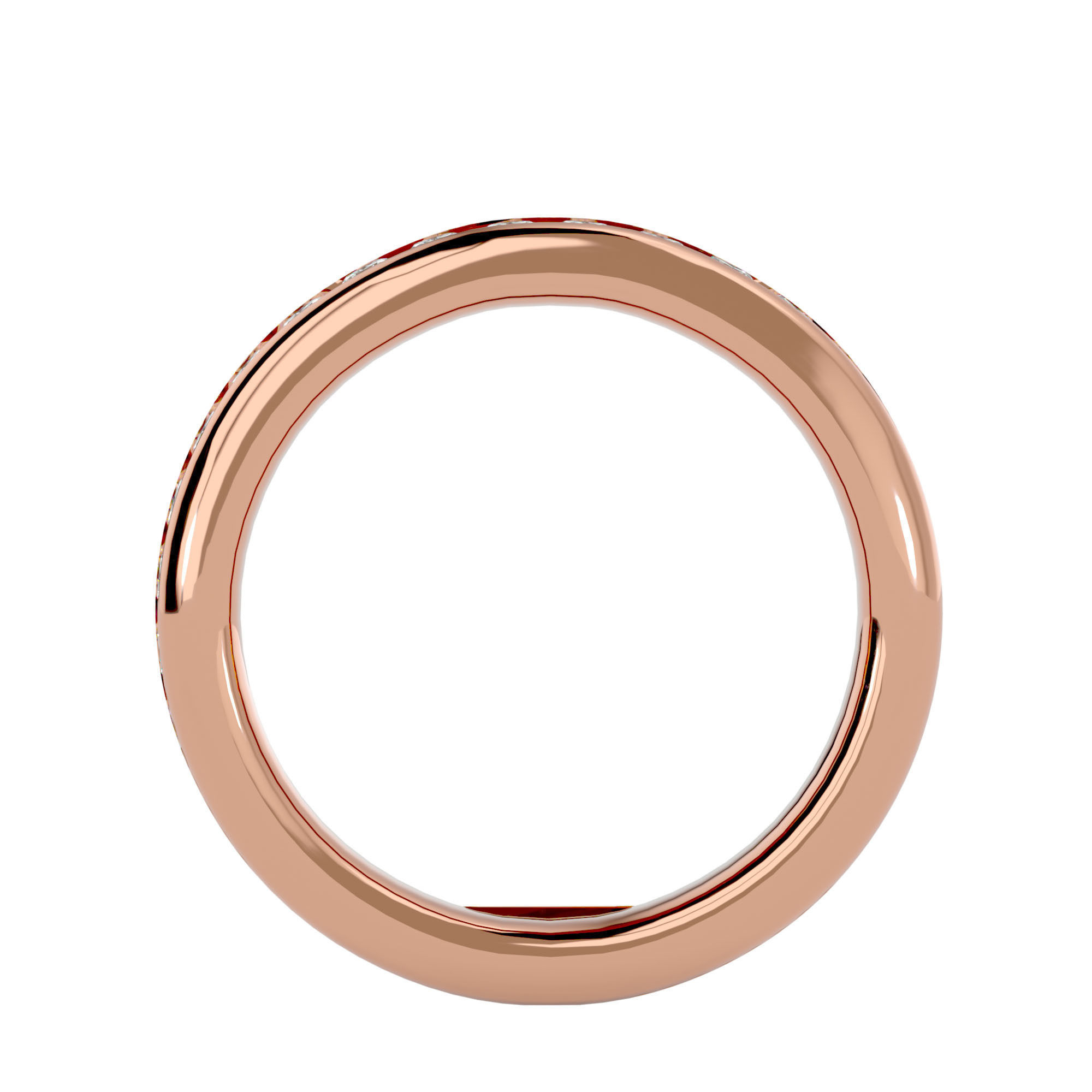 Band ring model 3D print model_6