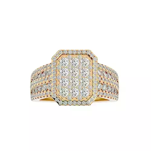 Solitaire ring model