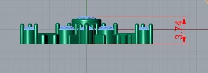 snow pendant jewelry 3D print model_6