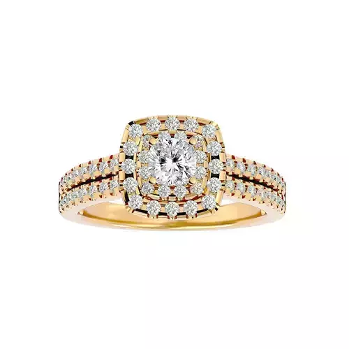 Solitaire ring model