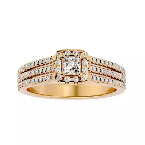 Solitaire ring model
