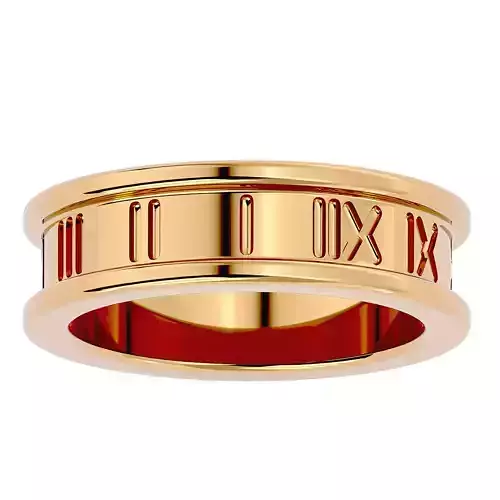 Band ring model 3D print model