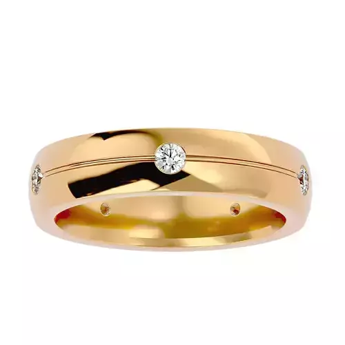 Band ring model 3D print model