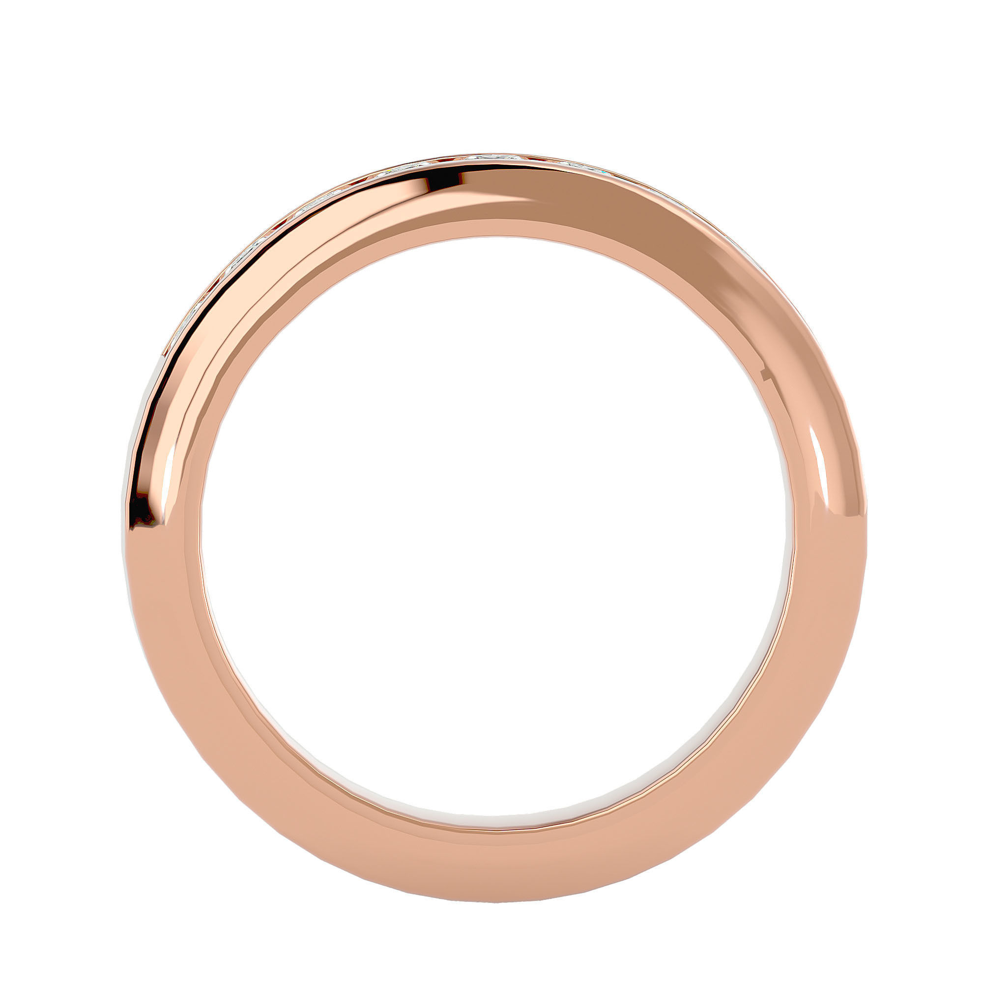 Band ring model 3D print model_5