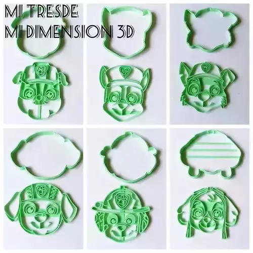 PAW PATROL CUTTER AND MARKER 3D print model