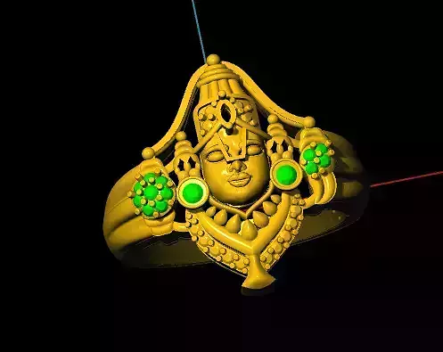 balaji  ring rhino matrix new model  south  3D print model