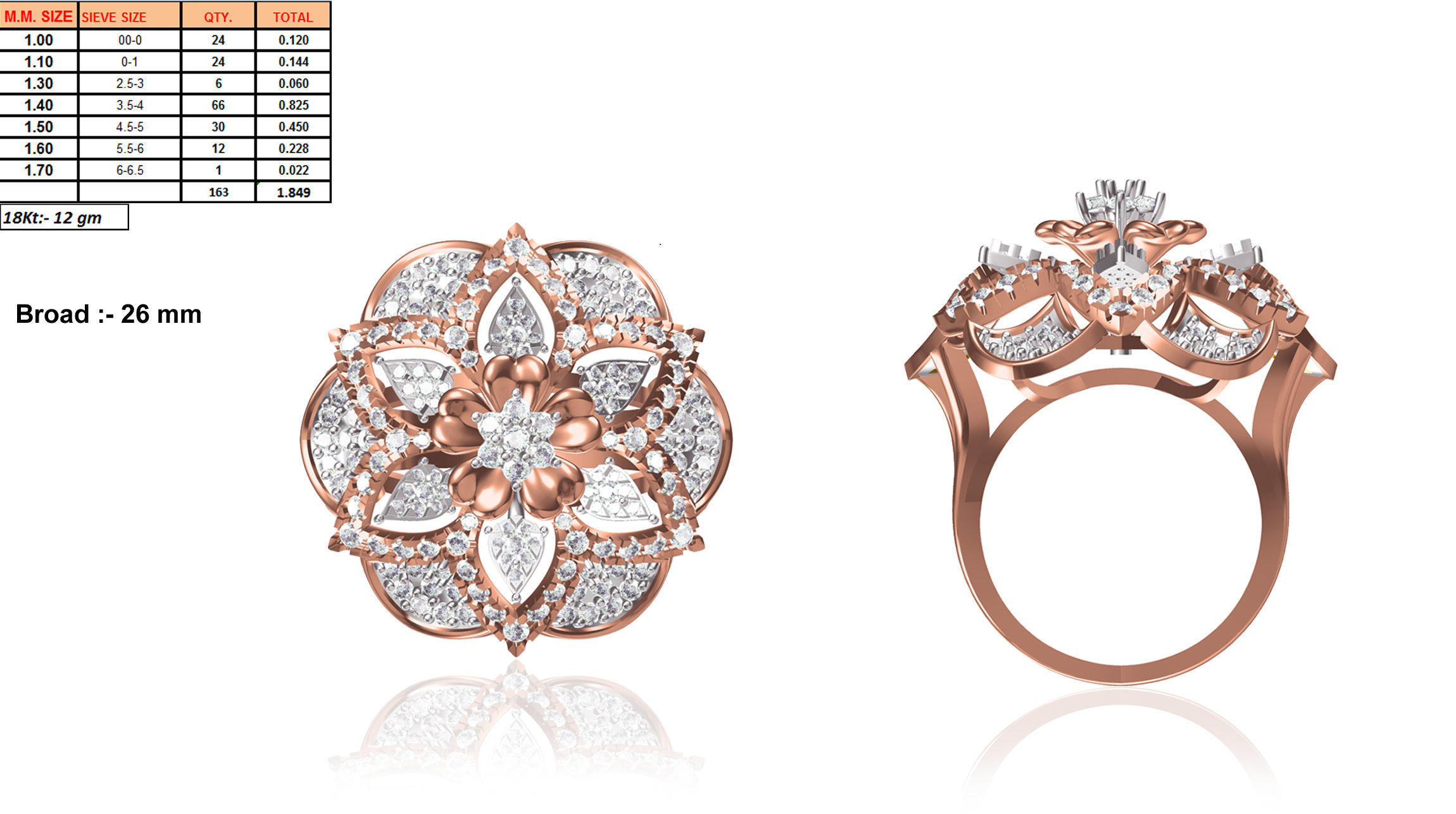 Ring - 1451 3D print model_13