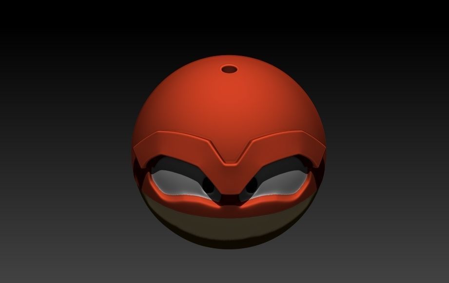 Voltorb power rangers helmet 3D print model_3