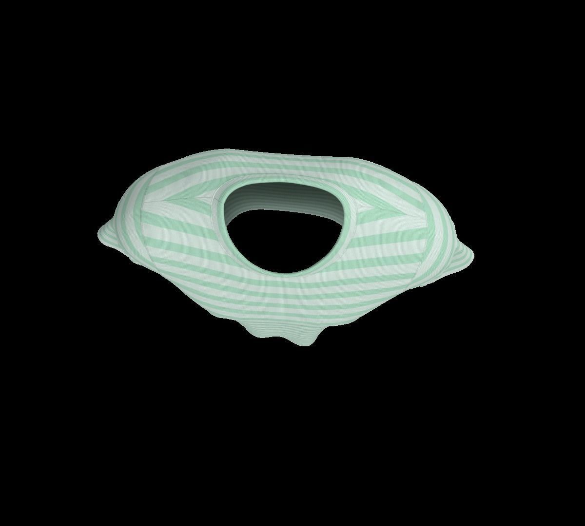 Tshirt low poly quad mash game ready AR VR Low-poly 3D model_2