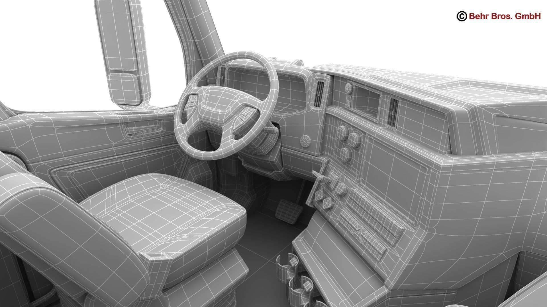 Generic US Truck 3D model_35