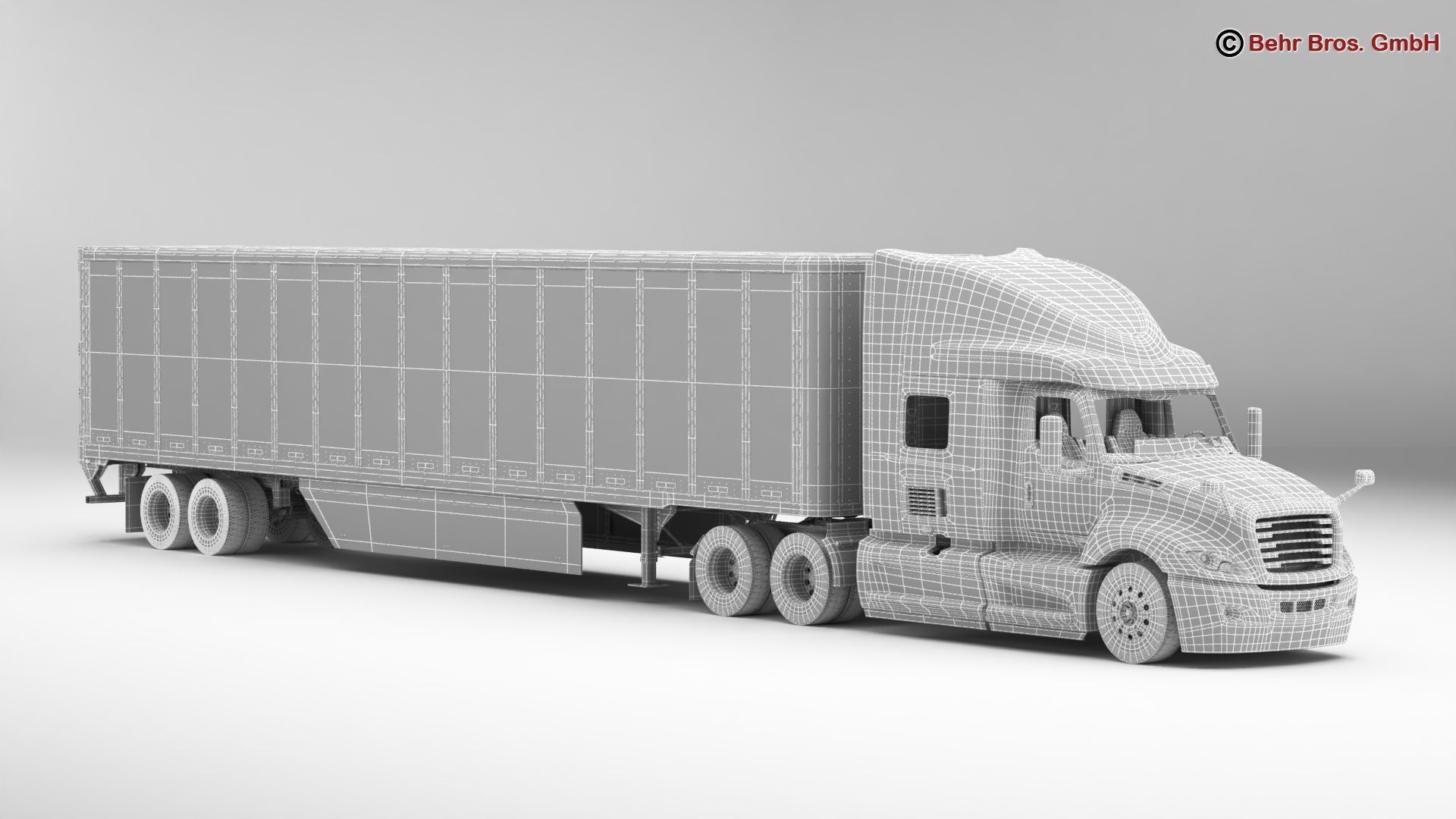 Generic US Truck 3D model_19