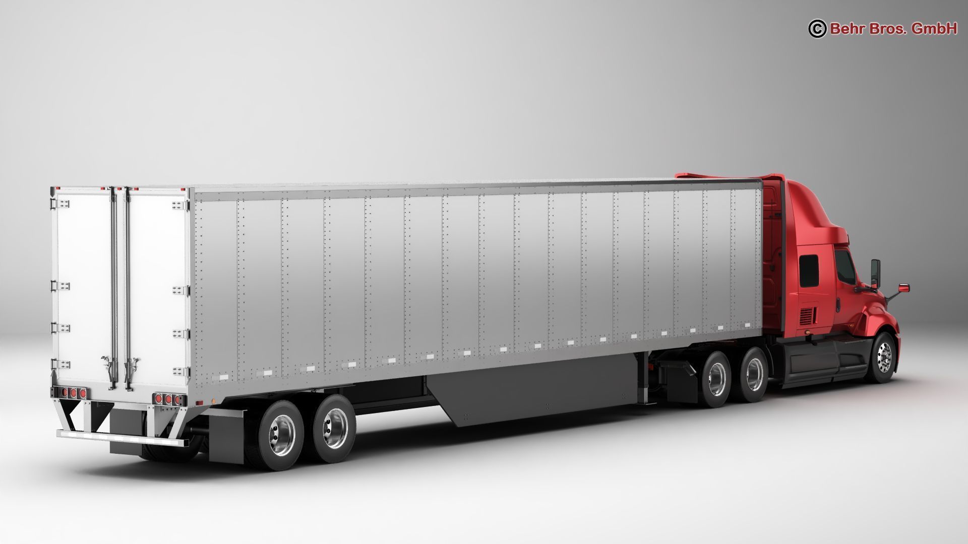 Generic US Truck 3D model_3