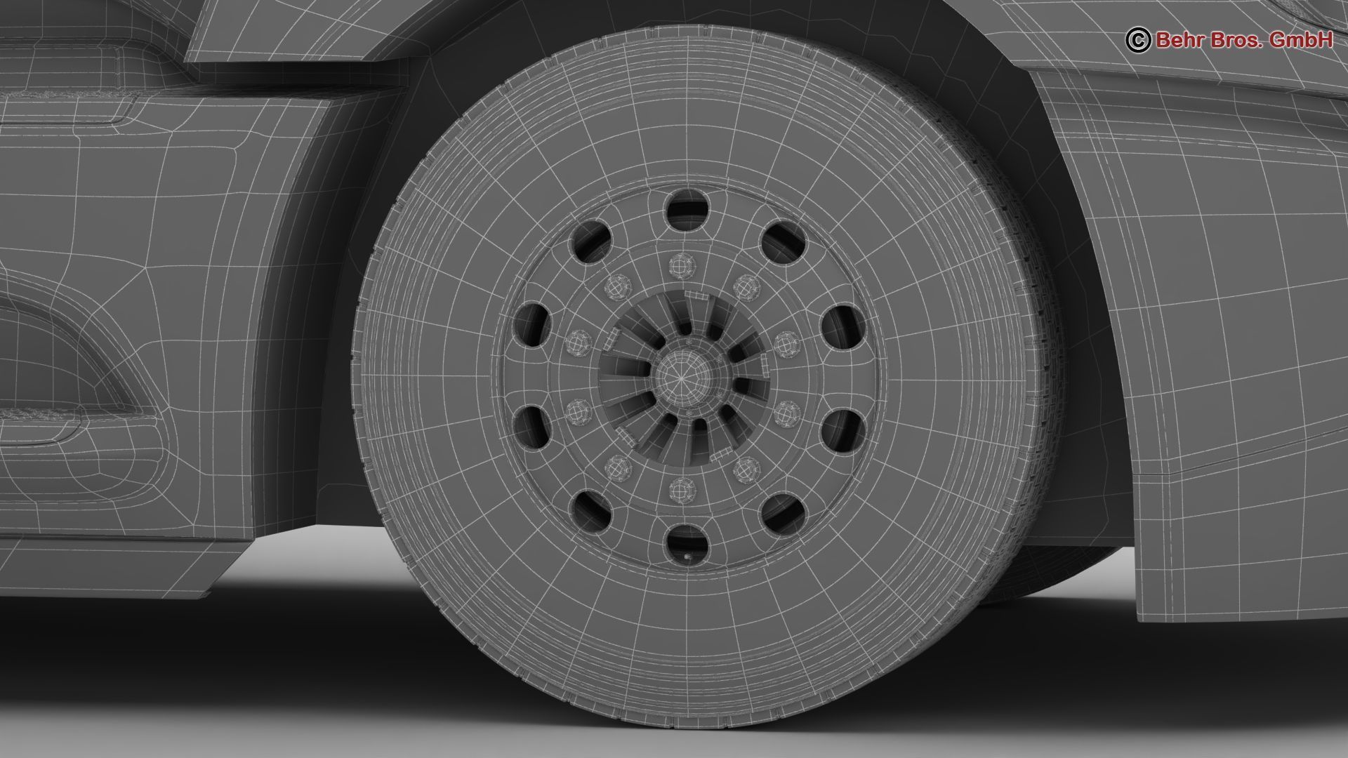 Generic US Truck 3D model_26