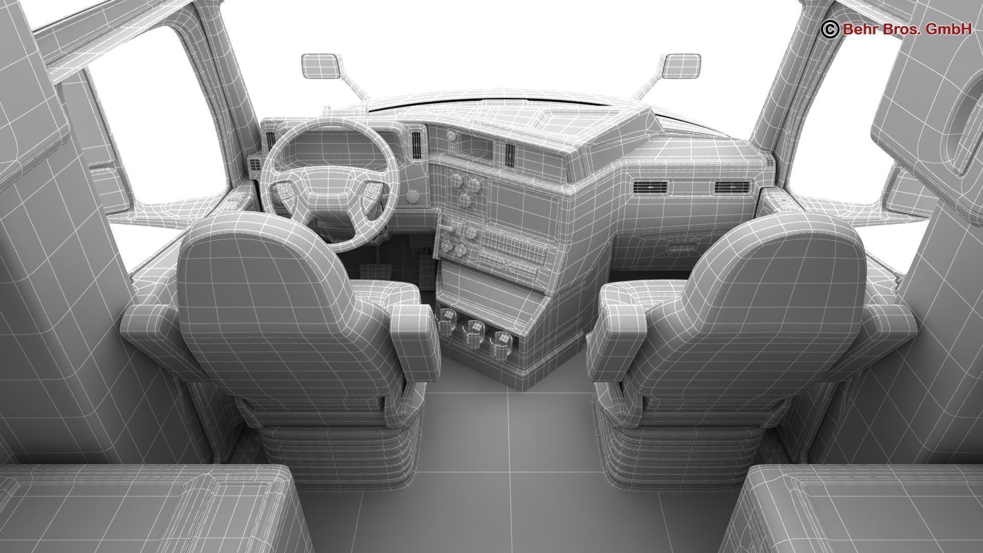 Generic US Truck 3D model_34