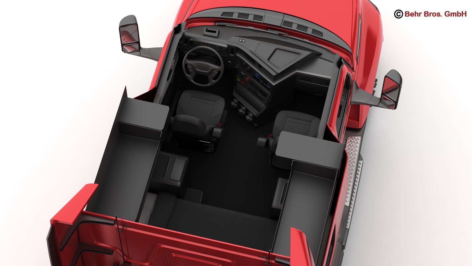 Generic US Truck 3D model_15