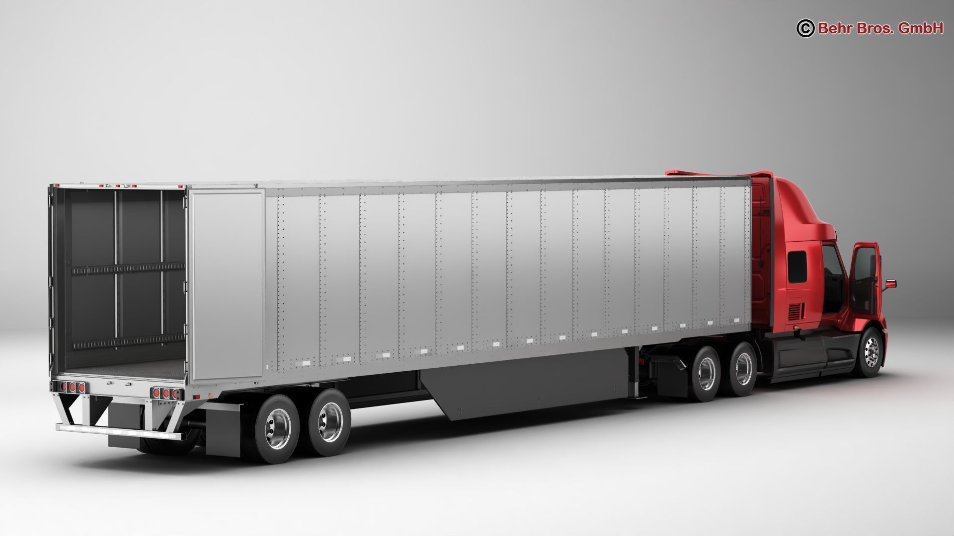 Generic US Truck 3D model_4