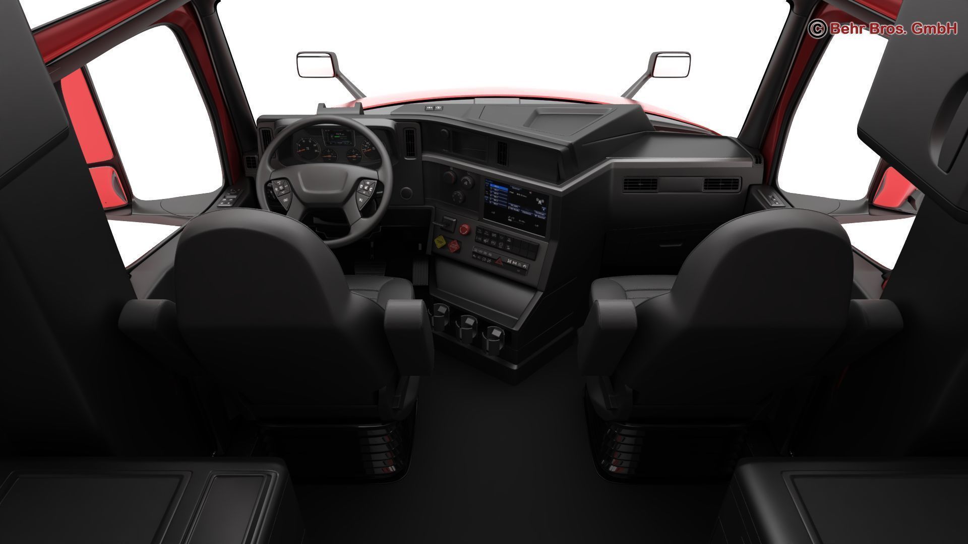 Generic US Truck 3D model_16