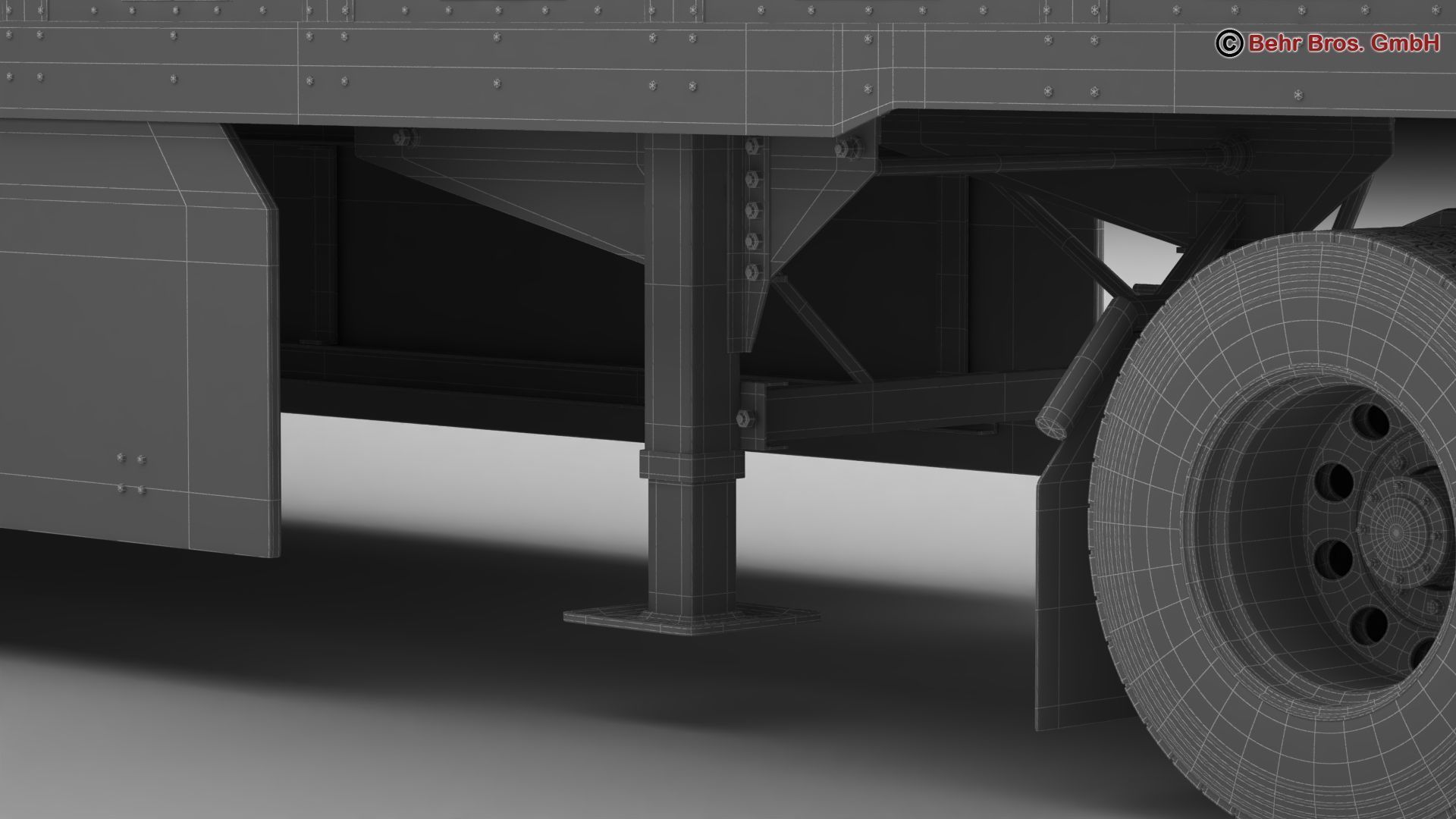 Generic US Truck 3D model_29