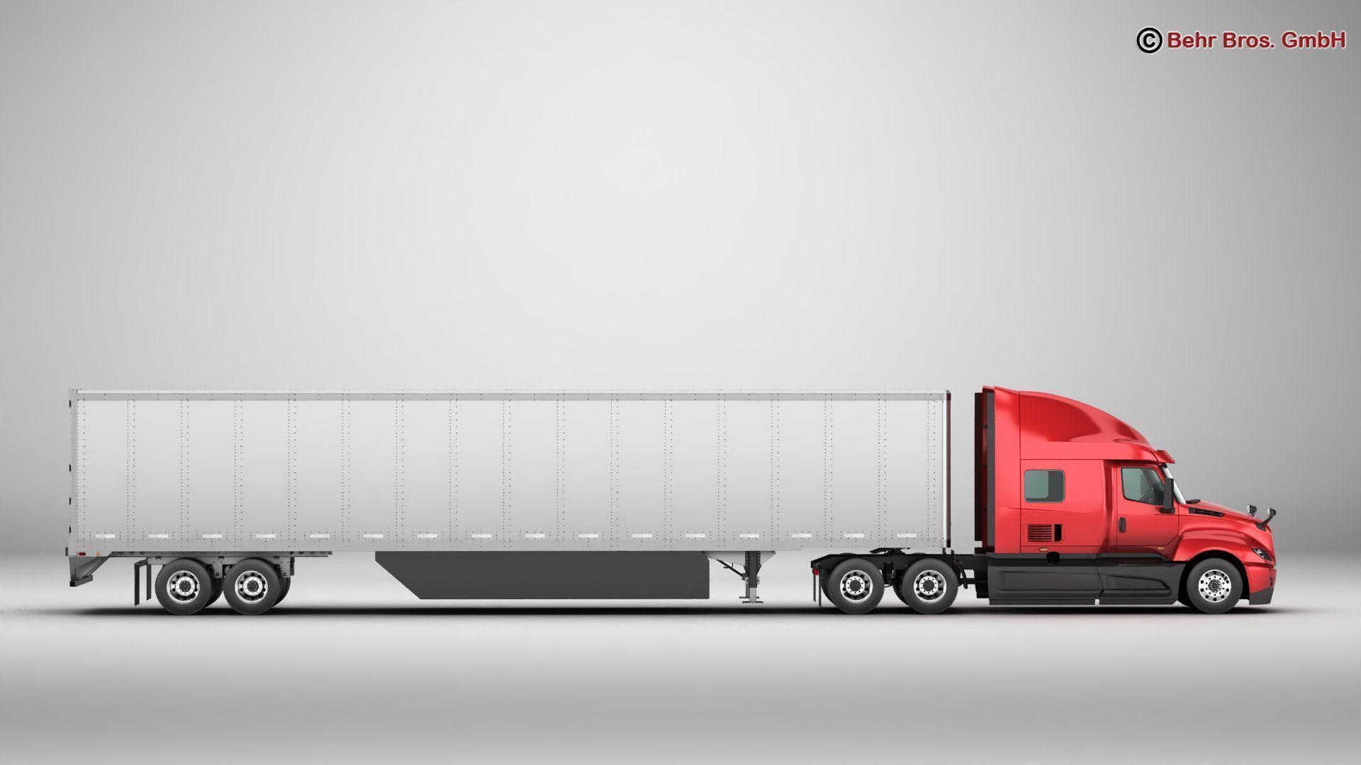 Generic US Truck 3D model_5
