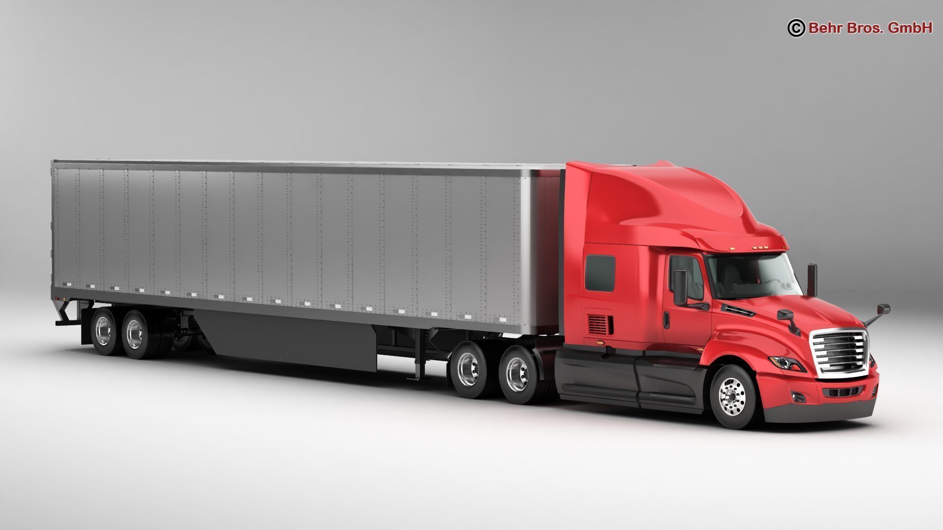 Generic US Truck 3D model_1