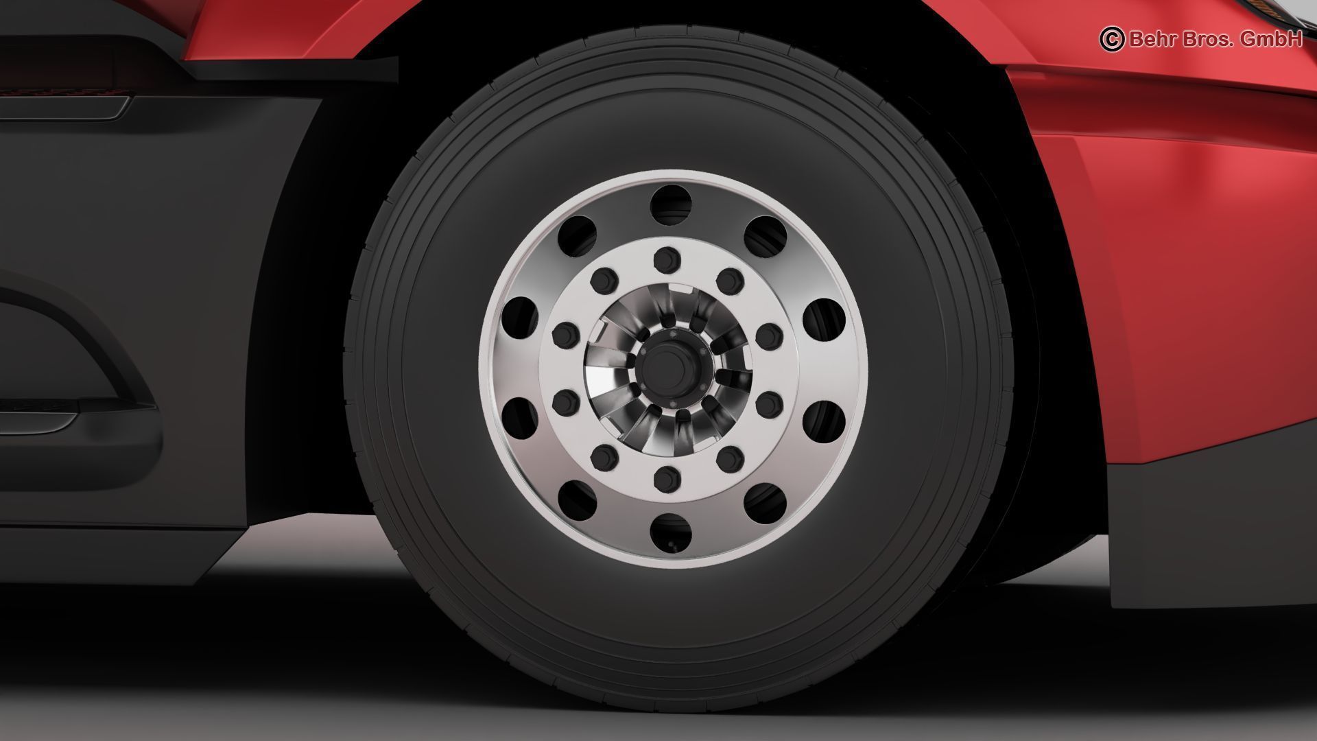 Generic US Truck 3D model_8