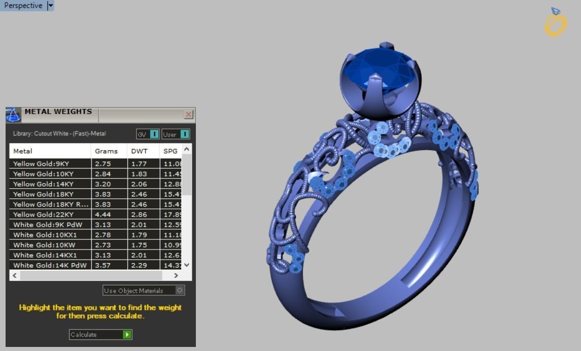 solitaire ring 3D print model_6