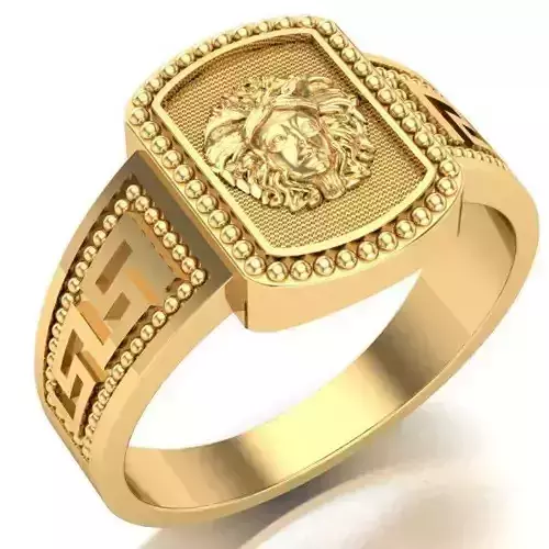 Greek ring medusa  3D print model