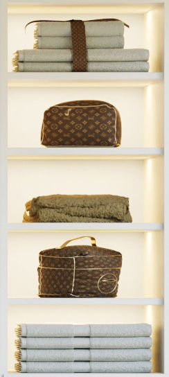 Cupboard 2 perfume shelf in store 3D model_4